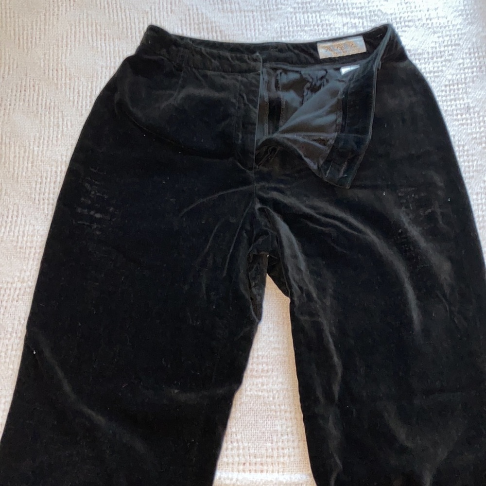Brooks Brothers Black Velvet Pants 4